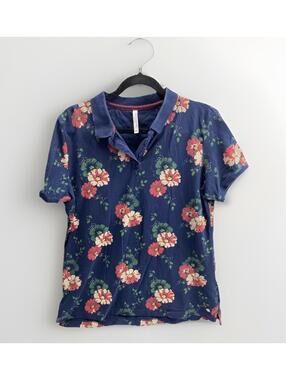 US Polo Assn Women’s XXL Floral Button-Up Shirt Casual Top Excellent Condition